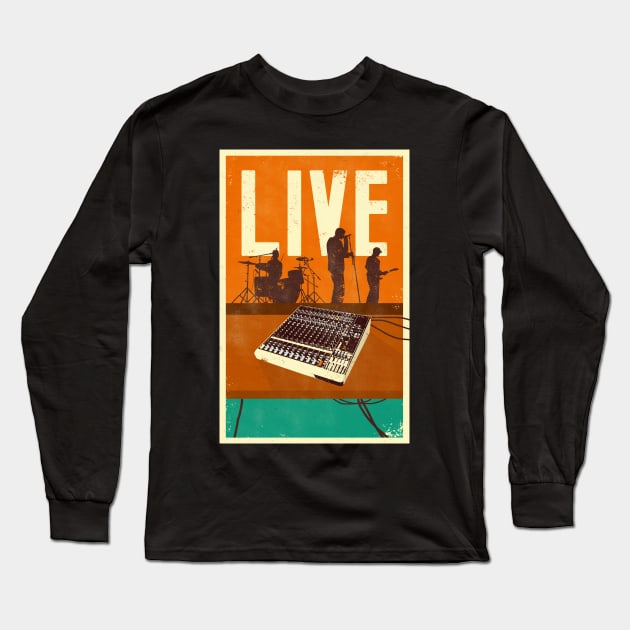 LIVE SHOW Long Sleeve T-Shirt by Showdeer